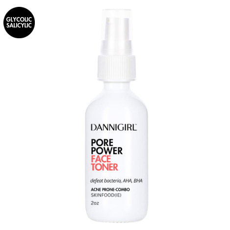 PORE POWER TONER kills bacteria instantly, tighten skin, exfoliate, oil control